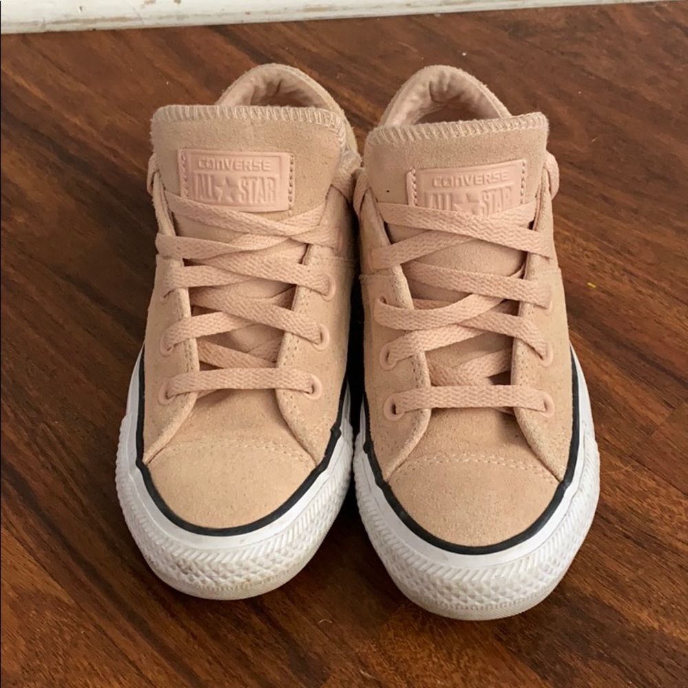 Light Pink Suede Converse All-Star